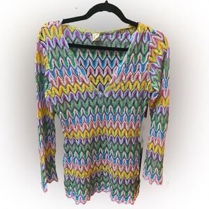 Luli Fama Colorful Beach Cover-up Dress-small